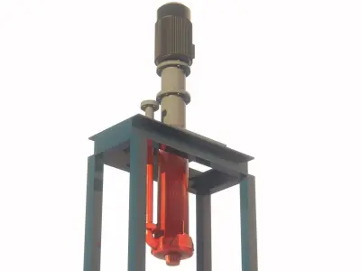 Vertical pump 3D Model 3D model