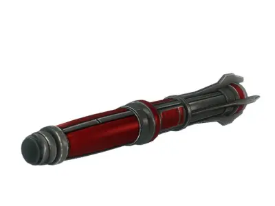 Missile 4 sci-fi low poly Low-poly 3D model