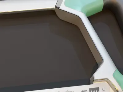 Realistic Bosch Hack Saw with PBR Texture Low-poly 3D model