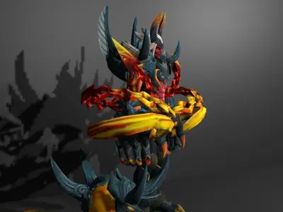 volcanic 3D model