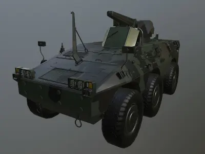 Puma 6x6 PBR 3D model