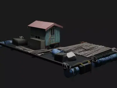 Floating house  3D model