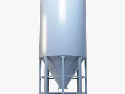 Silo Storage 3D model