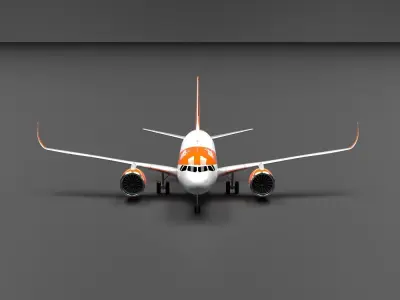 Airbus A320 NEO  EasyJet Livery 3D model