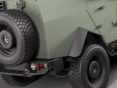 Oshkosh Sand Cat 3D model
