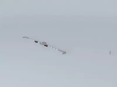 FGH silver rod Free 3D model