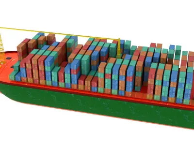 Container Ship  3D model