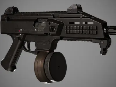 CZ Scorpion Low-poly 3D model