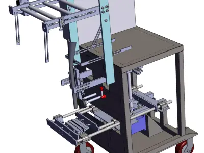 packaging machine 3D model