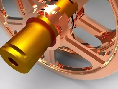 Catalinas spinning wheel with parts Free 3D model