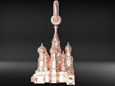 Church Pendant 3D print model