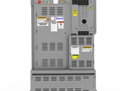 Electrical board Low-poly 3D model