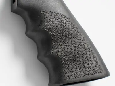 Hogue AR Rubberized Pistol Grip Low-poly 3D model