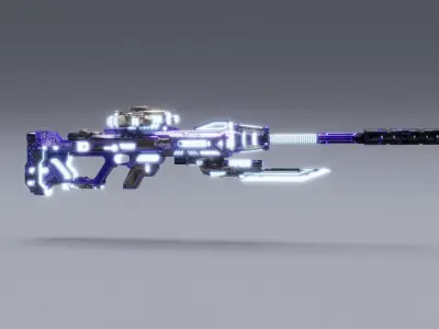 Wepon AWM  3D model