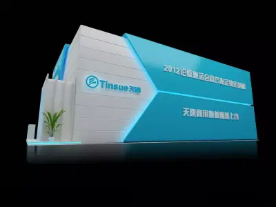 Exhibition - size -10X10-3DMAX2009-0030 3D model