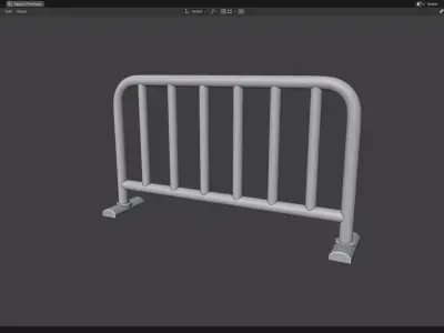 Fence Barricade 3D print model