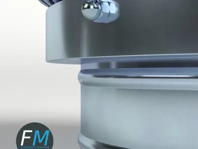 Rotating chimney cap 3D model