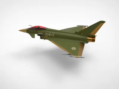 Eurofighter Typhoon FGR4 3D model