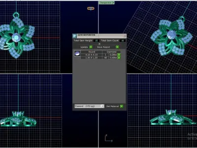 Nickles Daimond 3D print model