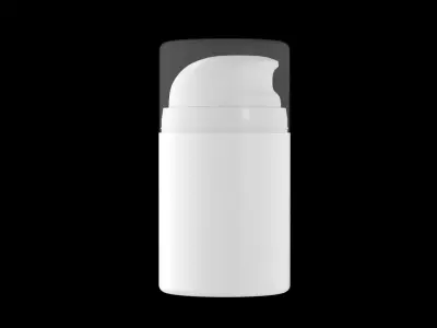 Airless Pump Dispenser Bottle 3D model