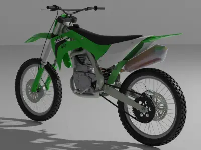 motorcycle kawasaki 3D model purchase