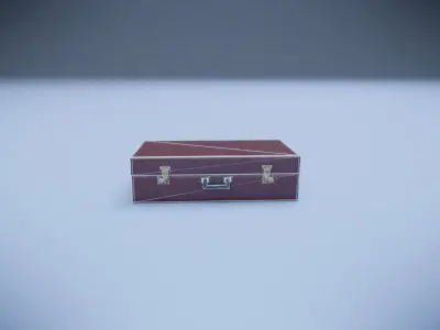 Suitcase Low-poly 3D model purchase