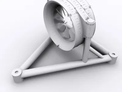 Marine Turbine 3D model