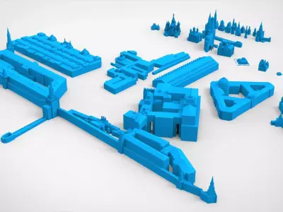 Building Kremlin 3D model