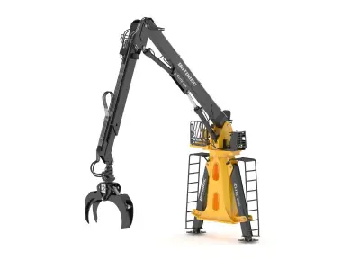 Rotobec Elite 915 Grapple Loader 02 3D model