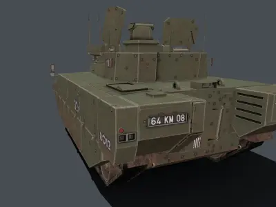 AJAX Scout SV  Low-poly 3D model