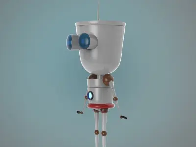 Robot 3D model shop