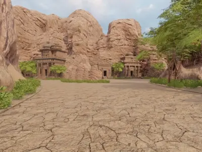 Ancient Canyon City 3D model purchase