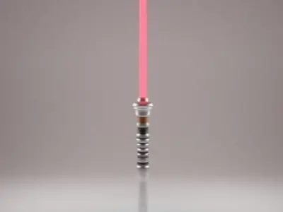 Starwars blaster model Free low-poly 3D model