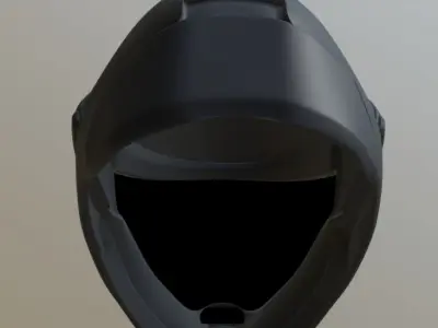 Motorcycle helmet based on Crosshelmet Free 3D model