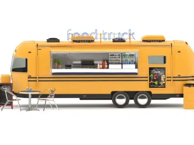 Food truck 3D model
