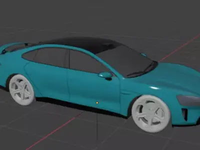   Top Trend Electric Car 3D model