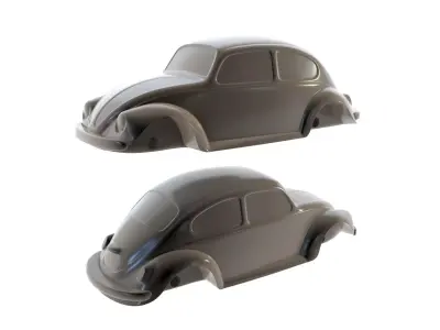 Volkswagen Beetle - Smooth Model 3D print model