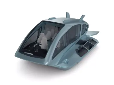 Adventure Houseboat 3D model