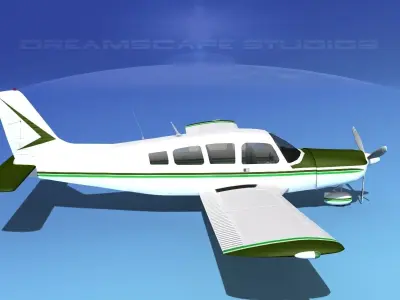 Piper Cherokee Six 260 V05 3D model