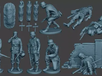 German soldier ww2 G6 Pack1