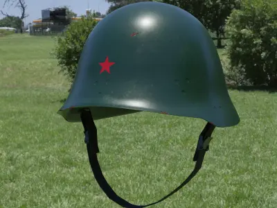Military helmet 3D model purchase