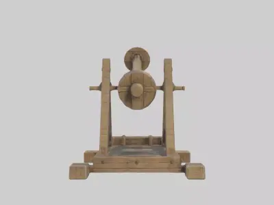 Siegecatapult Model Low-poly 3D model