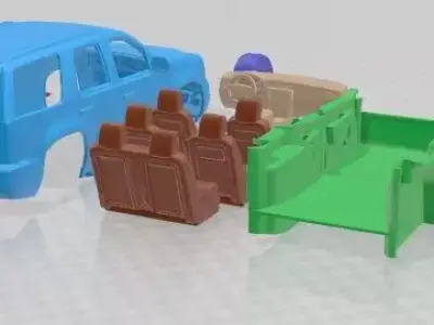GMC Yukon Denali 2012 Printable Car 3D print model