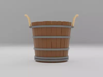 Medieval bucket 3D print model
