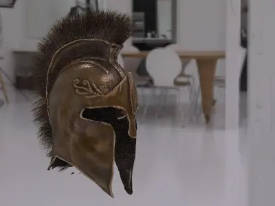 Spartan helmet 3D model