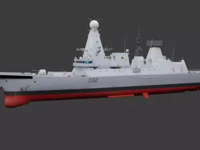 Type 054 Frigate 3D model