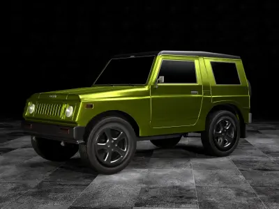 suzuki  jeep Free 3D model