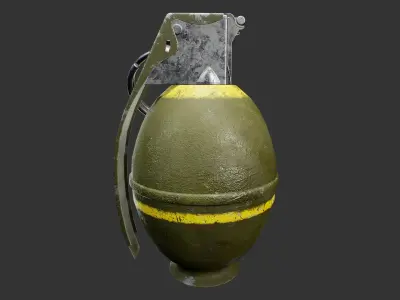 M26 Frag Grenade Low-poly 3D model purchase