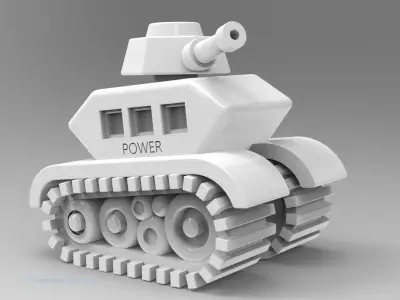 Collection 110 model Tank 3D print model
