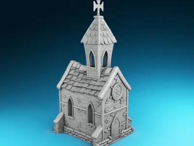 Stylized Middle Ages Set Part 6 3D print model